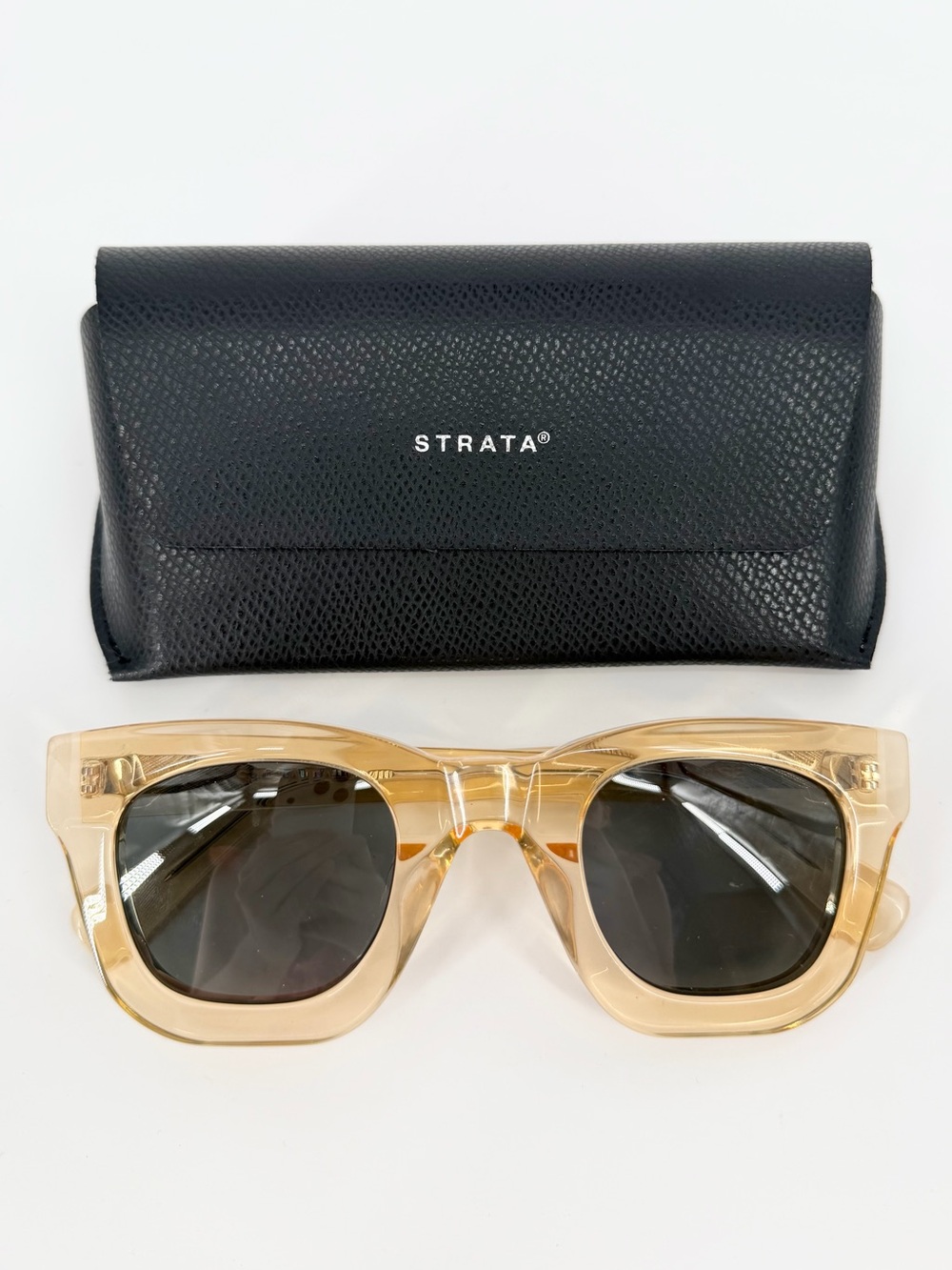 STRATA Roadcage Clear Acetate Sunglasses